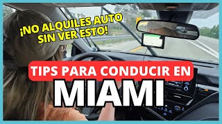 TODO lo que NECESITAS SABER para CONDUCIR en MIAMI 🚘LA FLORIDA Estados Unidos [upl. by Refeinnej602]