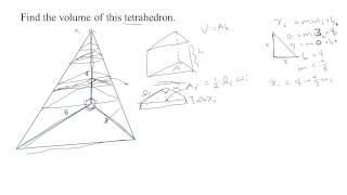 611 Volume of a tetrahedron [upl. by Stannfield20]