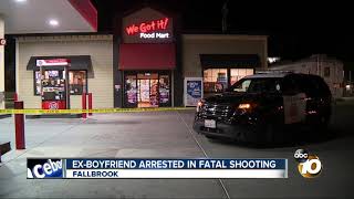 Exboyfriend arrested in fatal Fallbrook shooting [upl. by Yerot]