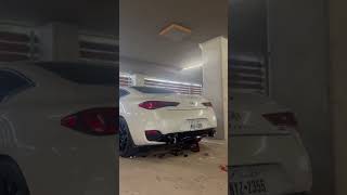 2017 q60 30t luxe muffler delete and resonator delete [upl. by Shotton]