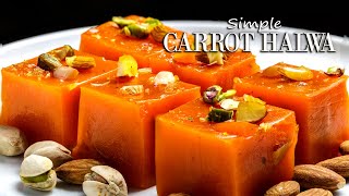 Carrot Halwa Recipe  ಕ್ಯಾರಟ್ ಹಲ್ವಾ  Gajar Ka Halwa  Halwa  Simple Cooking With Radhika [upl. by Khalid]