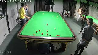 HARSH VS KUNAL 1ST SEMI FINAL THE CUE SCHOOL SNOOKER TOURANMENT 2024 DAY 1 SNOOKER [upl. by Jory]