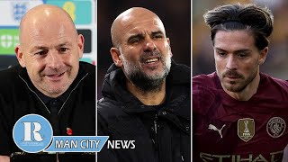 Man City FC News Pep Guardiola issues spiky Jack Grealish response as Lee Carsley risks Man Ci [upl. by Yramliw]