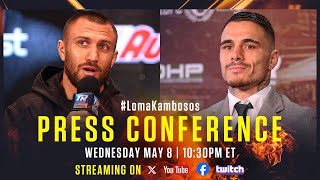 Vasiliy Lomachenko vs George Kambosos  FINAL PRESS CONFERENCE [upl. by Kciwdahc]