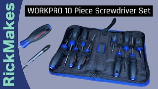 WORKPRO 10 Piece Screwdriver Set [upl. by Bonine]