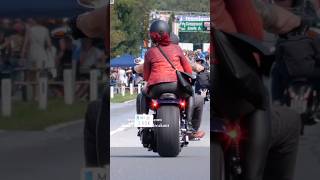 harleydavidson harley europeanbikeweek faakersee harleygirl bikelife custom exhaust moto [upl. by Tereb730]