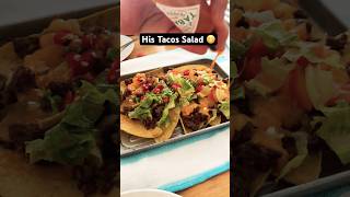 He Made a Taco Salad from the scratch🤤😋youtubeshortsphilippinestacos [upl. by Gorga286]