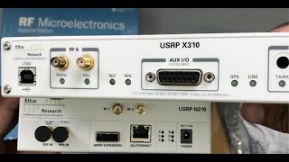 Comparison between USRP N210 VS USRP X310 with UBX RF DaughterBoard  Software Defined Radio  SDR [upl. by Ecnerual]