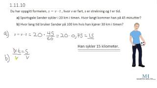 Matematikk 1P  Prøveoppgaver  Formler  11110 [upl. by Eissehc]