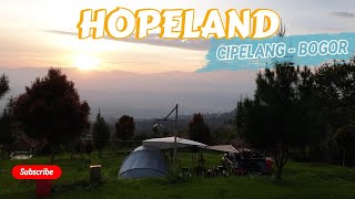 Hopeland Camp 1000mdpl  Camping keluarga Bogor  Jalur offroad 4x4 [upl. by Ena]