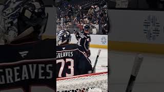 Adam Fantilli puck juggling warm up vs Buffalo [upl. by Canada]