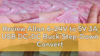 Review Allan 624V to 5V 3A USB DCDC Buck StepDown Converter [upl. by Halstead]