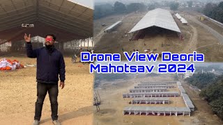 Drone View Deoria Mahotsav 2024 [upl. by Erdnad]