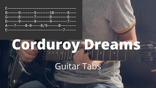 Corduroy Dreams by Rex Orange County  Guitar Tabs [upl. by Jabin]