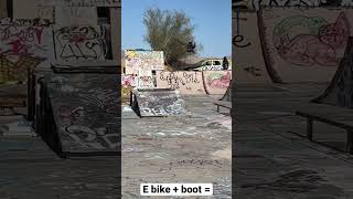 E mtb  slab city skatepark [upl. by Rebma]