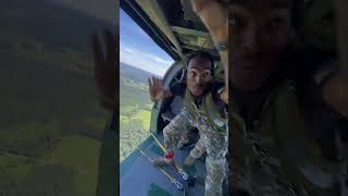 Jumpmaster Sends Paratroopers out of Helicopter [upl. by Leryt170]