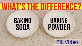 The difference between Baking Soda and Baking Powder [upl. by Langelo540]