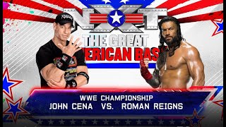 John Cena vs Roman Reigns  WWE Championship Clash of Titans [upl. by Nosrej]