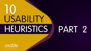 10 Usability Heuristics UX Part 2 of 3 Interesting examples [upl. by Pamelina550]