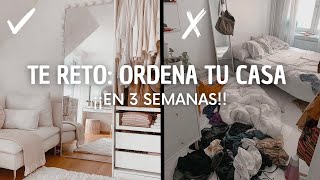 RETO LIMPIA y ORDENA tu CASA en 3 SEMANAS TIPS de LIMPIEZA del HOGAR 💜Jessi Franquet💜 [upl. by Aerol]