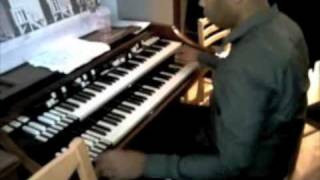 Hammond Organ Shout  Norman Clarke Messing around  House Party in UK 2010 [upl. by Lorraine]