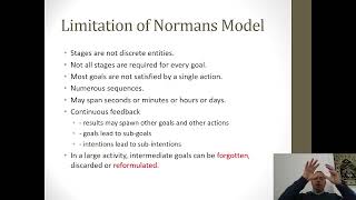 Lecture 7 2 Limitations of Norman Model [upl. by Aicenaj]