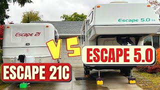 Escape Trailer 21C vs 50  Our Choice [upl. by Alrzc]