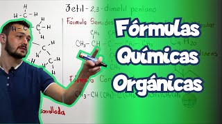 Estructuras Orgánicas  Fórmulas Desarrolada Semidesarrollada Condensada Molecular y Lineal [upl. by Oilalue]