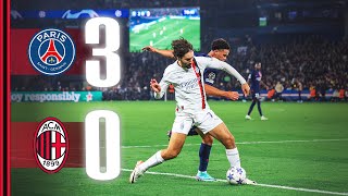 PSG 30 AC Milan  championsleague Highlights  Matchday 3 [upl. by Kirit]