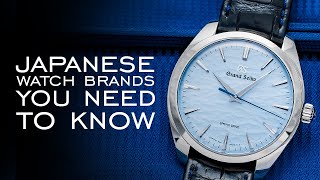 15 Japanese Watch Brands You Need To Know In 2024 [upl. by Vanya730]