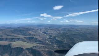 Mooney M20J flying over Eastern Cape Mountains South Africa [upl. by Euqinemod711]