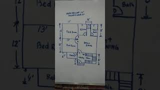 30 x 35 house plan design short [upl. by Salamanca116]