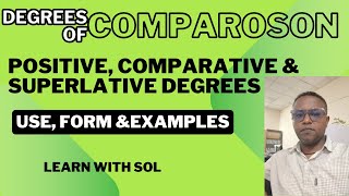 Comparative and Superlative degrees of Comparison [upl. by Nohsreg]