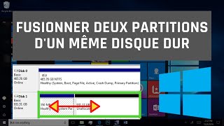 Comment fusionner deux partitions dun même disque dur sous Windows 10 [upl. by Ardnahsal]