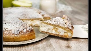 UNA ESTREMA FACILITA DI REALIZZAZIONE TORTA DI MELE CON CREMA GOLOSA DI RICOTTA [upl. by Ennayd]