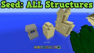 Minecraft Xbox 360  PS3 ALL Structures On One Seed [upl. by Nap702]