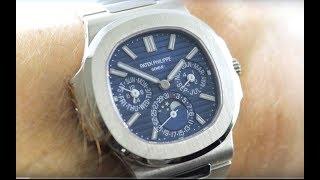 Patek Philippe Nautilus Perpetual Calendar 57401G001 Patek Philippe Watch Review [upl. by Marlowe]