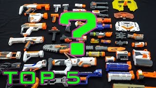 TOP 5 BEST NERF ATTACHMENTS [upl. by Borman]