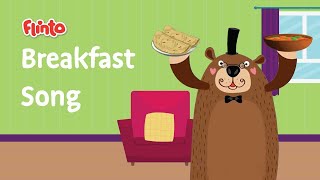 The Breakfast Song  Videos For Kids  Nursery Rhymes amp SingAlong Songs [upl. by Assirehc951]