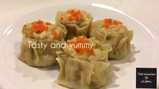 SIOMAY SHU MAI Recipe l cara membuat siomay [upl. by Deena]