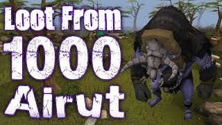 Runescape 3  Loot From 1000 Airut Harbingers of Tuska [upl. by Narot]