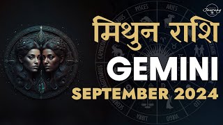 Gemini September 2024 Tarot Reading Hindi  Gemini September 2024 Love Monthly Predictions Mithun [upl. by Collete]