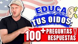 100 Preguntas y Respuestas Clave en Inglés para Conversaciones Diarias  Aprende y Educa Tus Oídos [upl. by Jesus744]