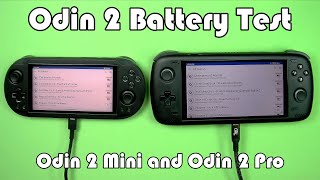 Odin 2 Mini vs Odin 2 Battery Comparison Temperature Charging [upl. by Hachmann]