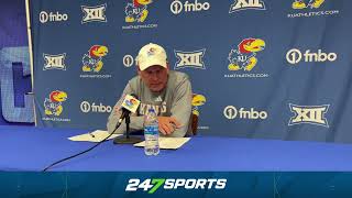 Lance Leipold looks ahead to Kansas vs Arizona State [upl. by Holihs585]