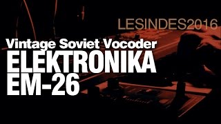 ELEKTRONIKA EM26  SOVIET VOCODER  STRING ENSEMBLE [upl. by Nobile294]