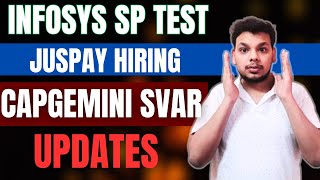 Infosys SP  Juspay Hiring Challenge  Capgemini SVAR  Biggest Hiring Updates  OFF Campus Drive [upl. by Ru]