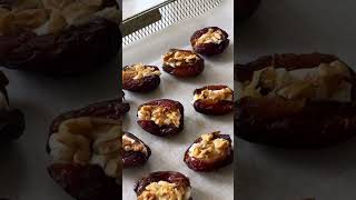 Air Fryer Brie Stuffed Dates [upl. by Edualc929]