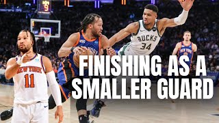 Jalen Brunson Finishing Breakdown  How To Improve Your Finishing [upl. by Neztnaj]