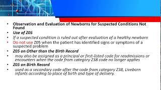 ICD 10 CM 2021  CHAPTER 16  CERTAIN CONDITIONS ORIGINATING IN THE PERINATAL PERIOD CPCPREP [upl. by Luz11]